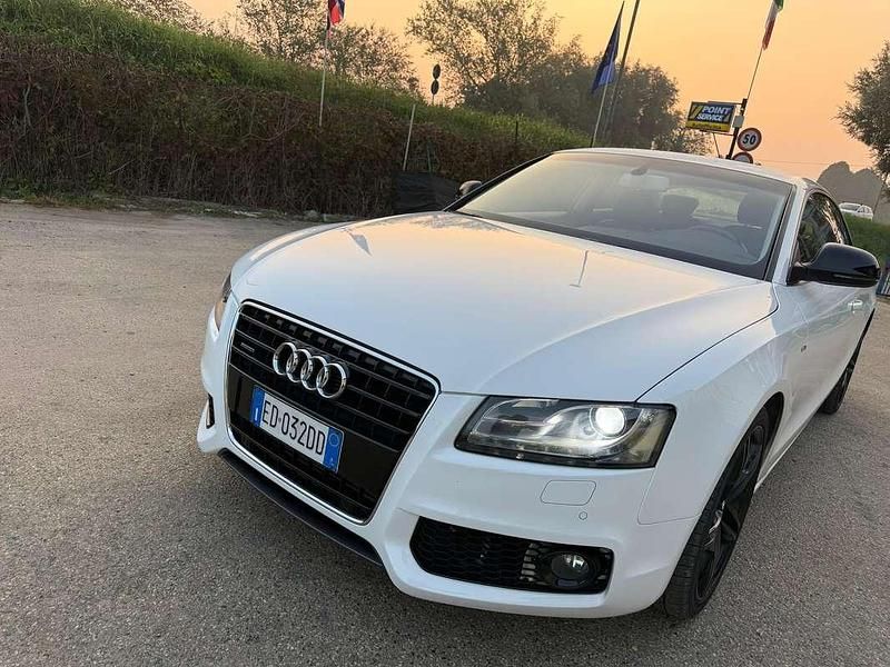 Usata Audi A5 Ambition 190 CV (139 kW) 2010 Bianco Berlina