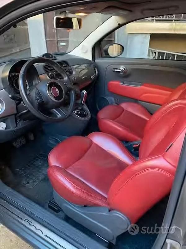 Usata Fiat 500C Lounge 86 CV (63 kW) 2011 Grigio Cabrio