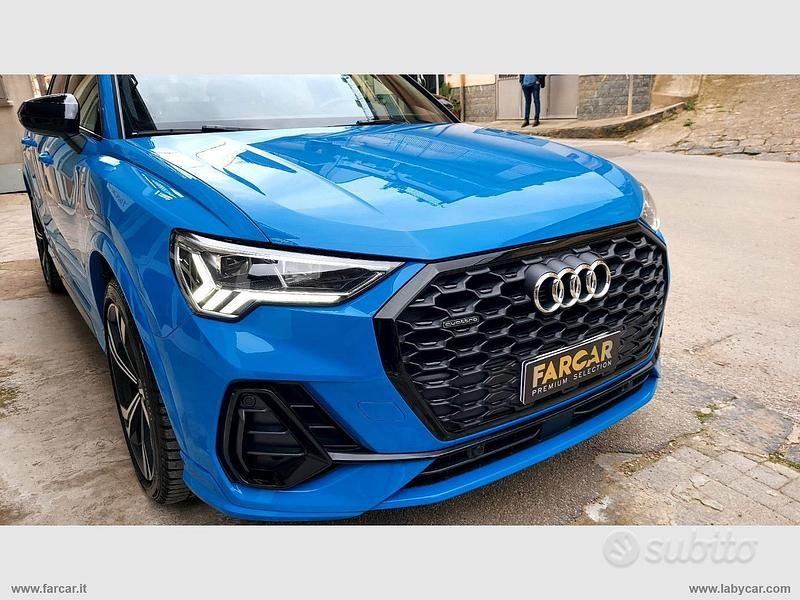 Usata Audi Q3 Black Edition 200 CV (147 kW) 2021 Blu SUV