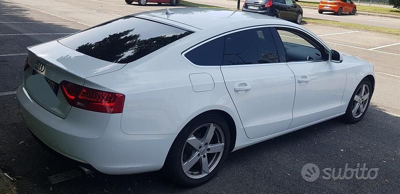 Usata Audi A5 Sportback 170 CV (125 kW) 2014 Bianco Utilitaria
