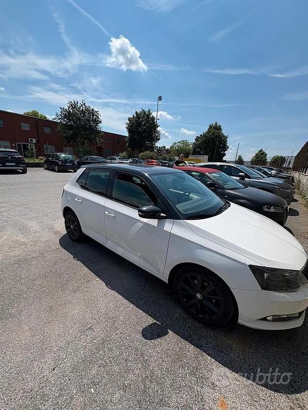 Usata Skoda Fabia Ambition 90 CV (66 kW) 2018 Bianco Utilitaria
