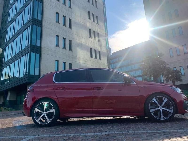 Usata Peugeot 308 GT-line 131 CV (96 kW) 2018 Rosso Berlina