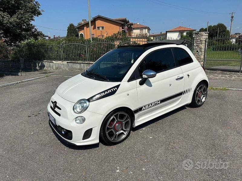 Usata Abarth 595 140 CV (102 kW) 2012 Bianco Cabrio