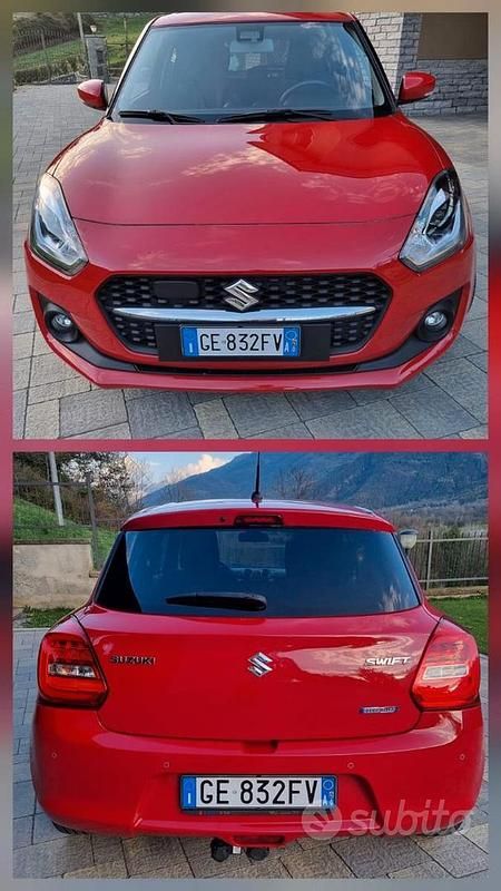 Usata Suzuki Swift 83 CV (61 kW) 2021 Rosso Berlina