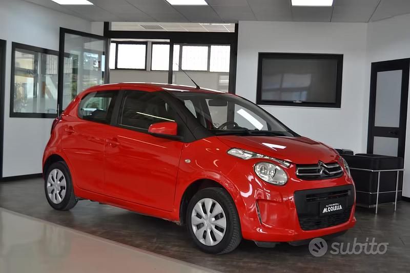 Usata Citroën C1 Feel 72 CV (52 kW) 2020 Rosso Utilitaria