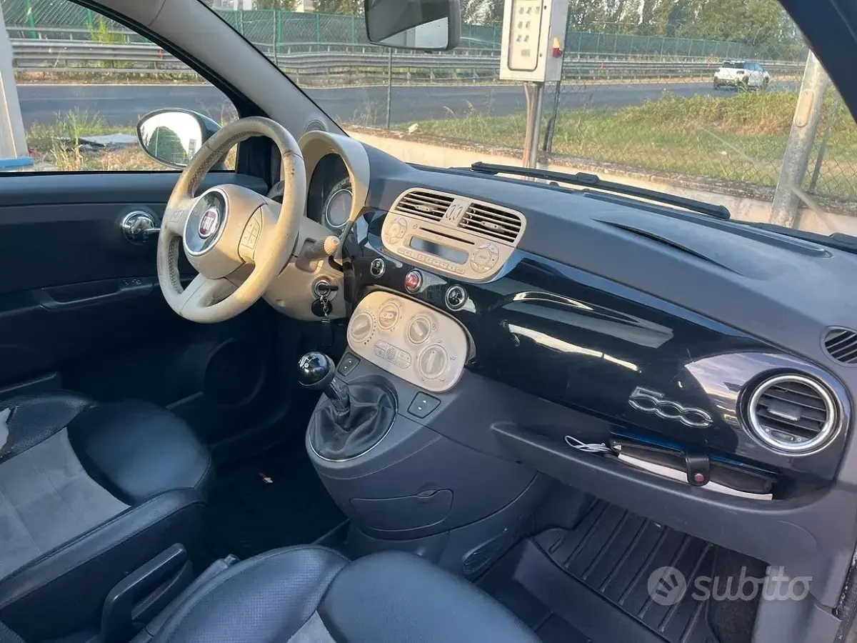Usata Fiat 500 95 CV (69 kW) 2013 Nero Berlina