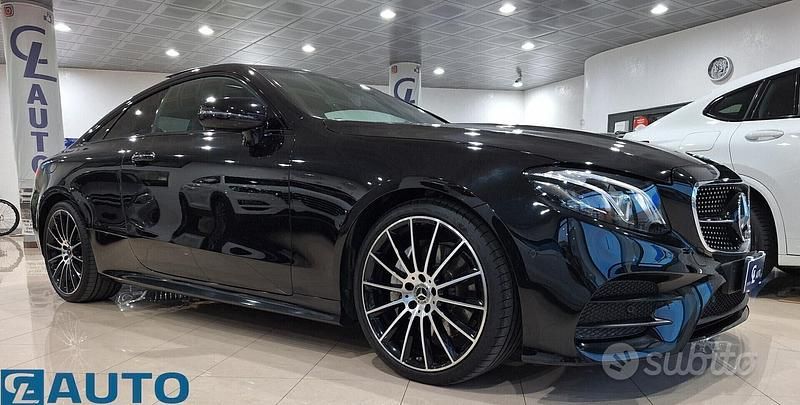 Usata Mercedes E220 Premium Plus 194 CV (142 kW) 2019 Nero Coupé