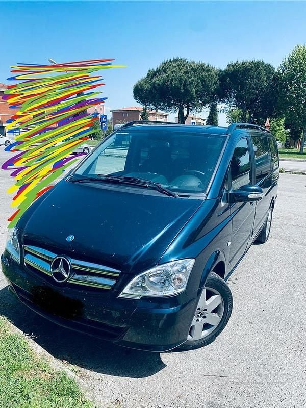 Usata Mercedes Vito 2008 Blu Furgone