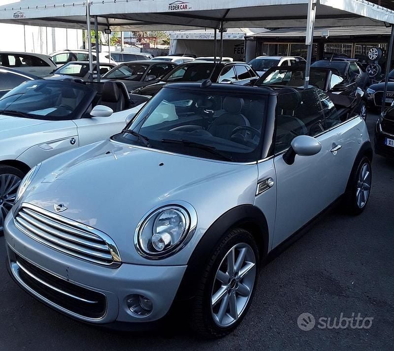 Usata Mini Cooper D Cabriolet 111 CV (81 kW) 2013 Grigio Cabrio