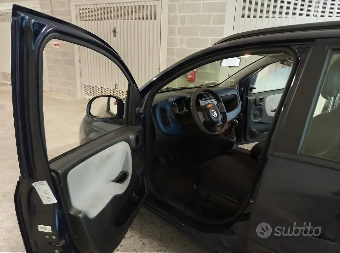Usata Fiat Panda 2012 Blu Utilitaria