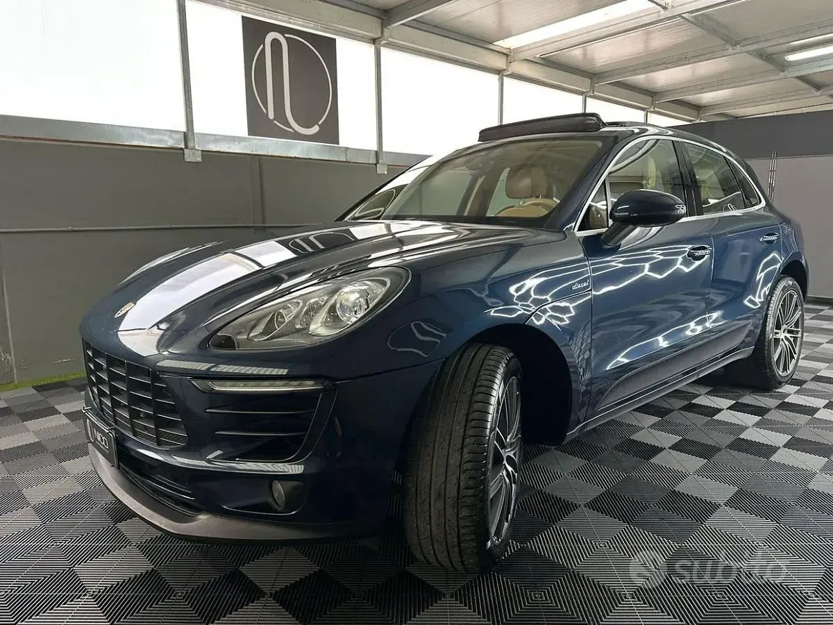 Usata Porsche Macan 250 CV (183 kW) 2016 Blu SUV