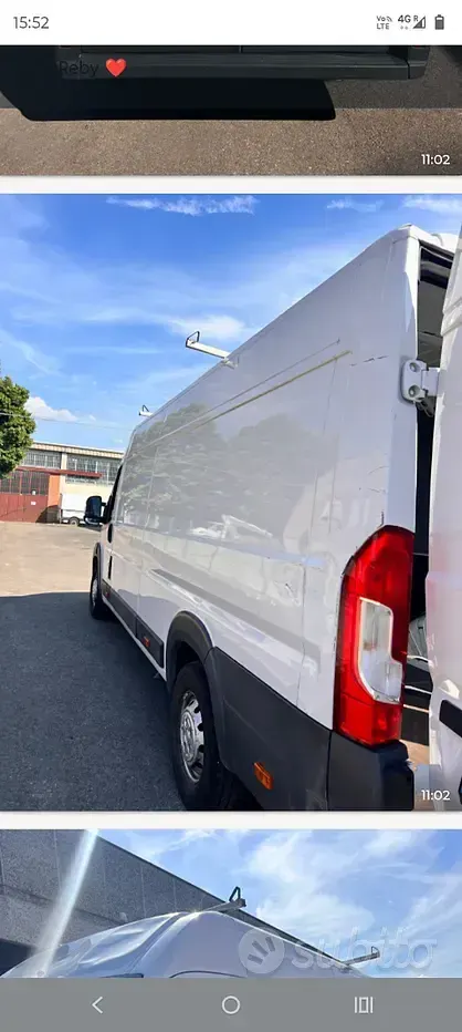 Usata Fiat Ducato 110 CV (80 kW) 2016 Bianco Furgone