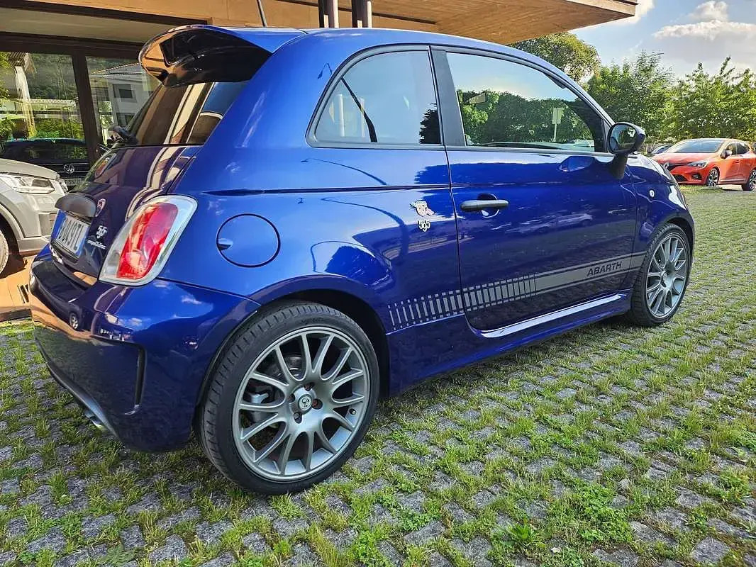 Usata Abarth 595 Competizione 179 CV (131 kW) 2015 Blu/azzurro Utilitaria