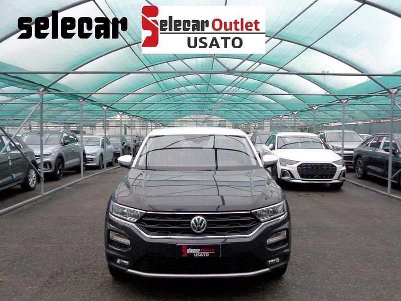 Usata VW T-Roc Style 150 CV (110 kW) 2018 Grigio/tetto bianco SUV