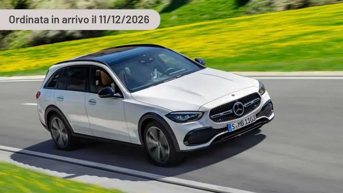 Usata Mercedes C220 Premium Plus 200 CV (147 kW) 2024 Argento Station wagon