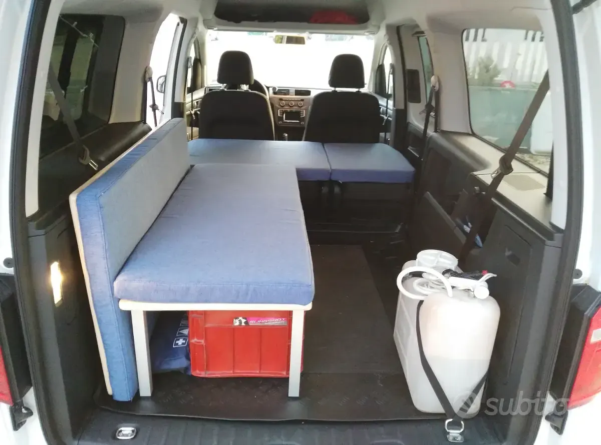 Usata VW Caddy Maxi 110 CV (80 kW) 2017 Bianco Monovolume