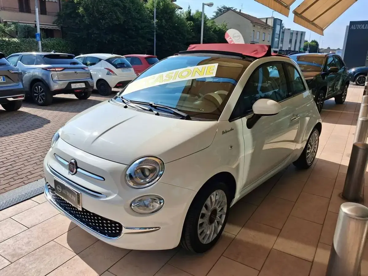 Usata Fiat 500C Dolcevita 69 CV (50 kW) 2022 Bianco gelato Cabrio