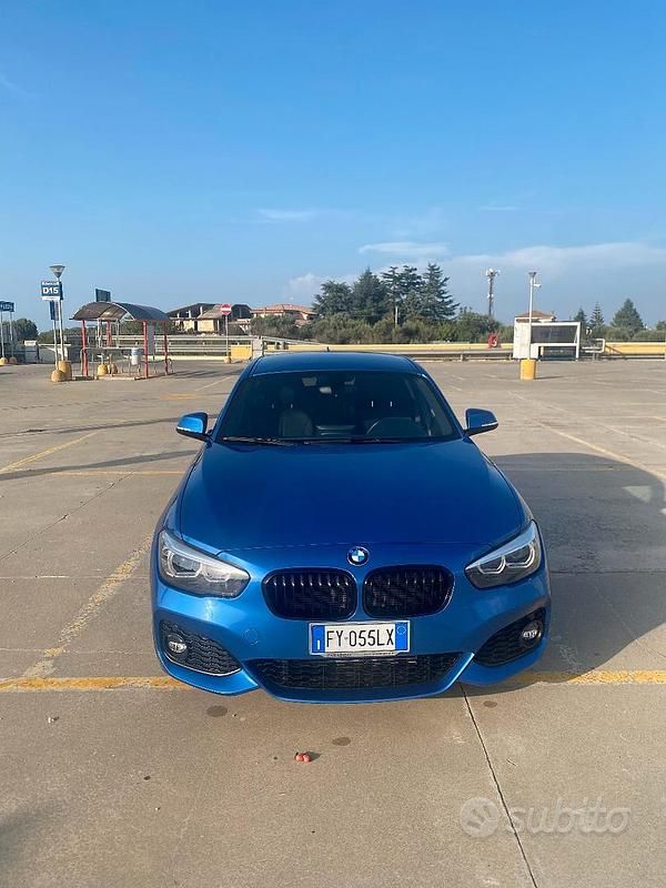 Usata BMW 118 M Sport 150 CV (110 kW) 2019 Blu Utilitaria