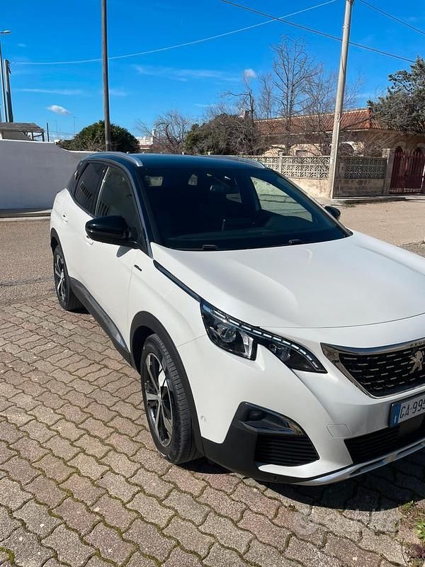 Usata Peugeot 3008 GT-line 130 CV (95 kW) 2020 Bianco SUV