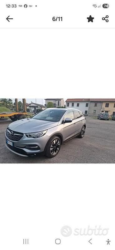 Usata Opel Grandland X Innovation 130 CV (95 kW) 2020 Grigio SUV