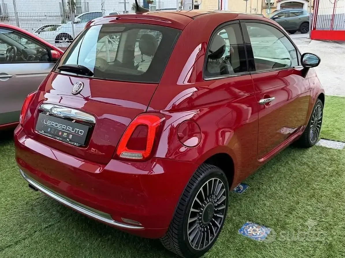 Usata Fiat 500 Lounge 69 CV (50 kW) 2016 Rosso Berlina