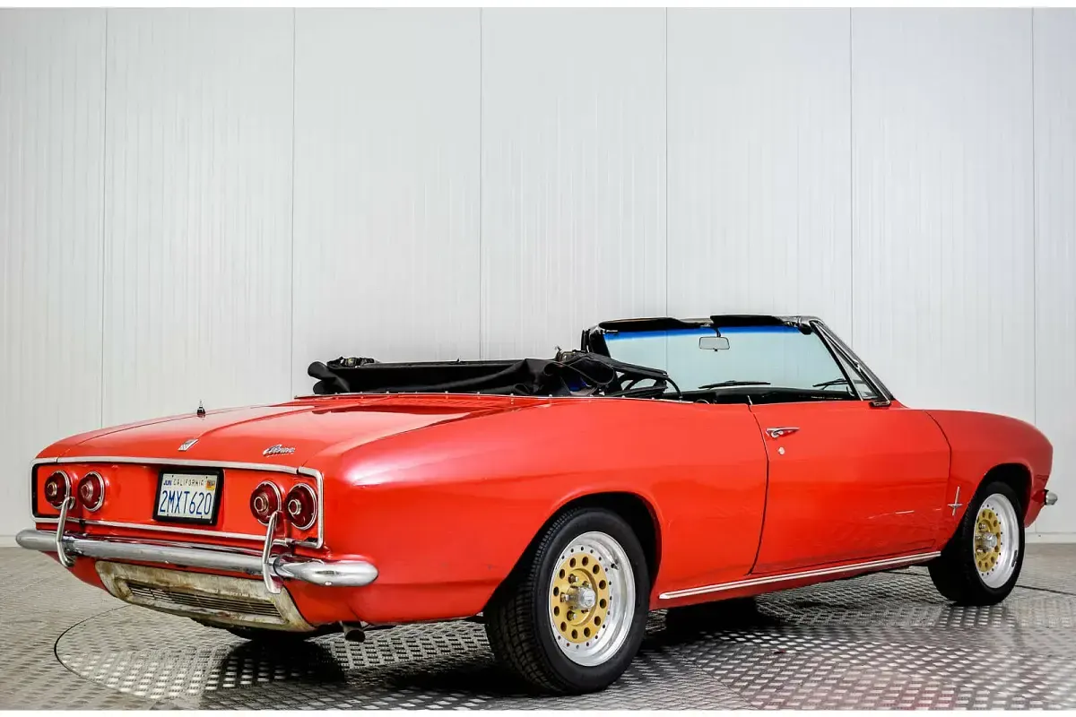 Usata Chevrolet Corvair 102 CV (75 kW) 1966 Rosso Cabrio