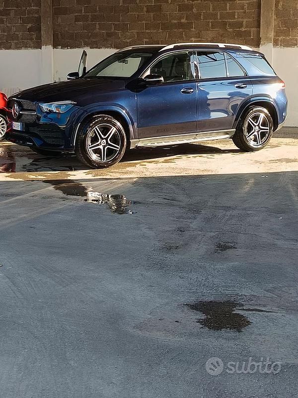 Usata Mercedes GLE450 AMG 367 CV (269 kW) 2019 Blu SUV