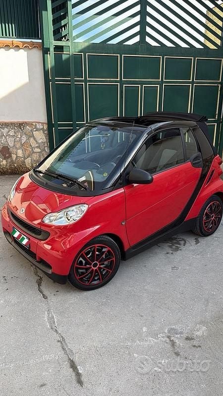 Usata Smart ForTwo Cabrio 45 CV (33 kW) 2009 Rosso Cabrio