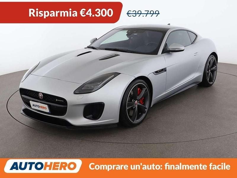 Usata Jaguar F-Type R-Dynamic 300 CV (220 kW) 2019 Argento Coupé