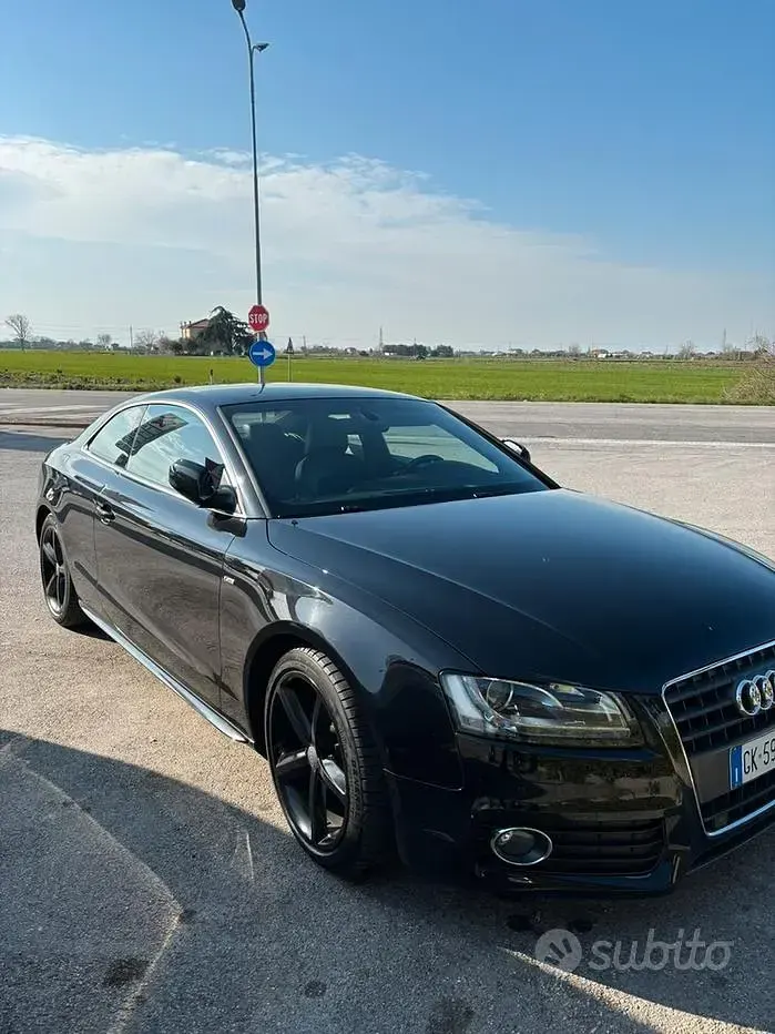 Usata Audi A5 S-Line 177 CV (130 kW) 2008 Nero Coupé