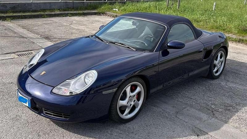 Usata Porsche 986 Boxster 252 CV (185 kW) 2001 Blu/azzurro Cabrio