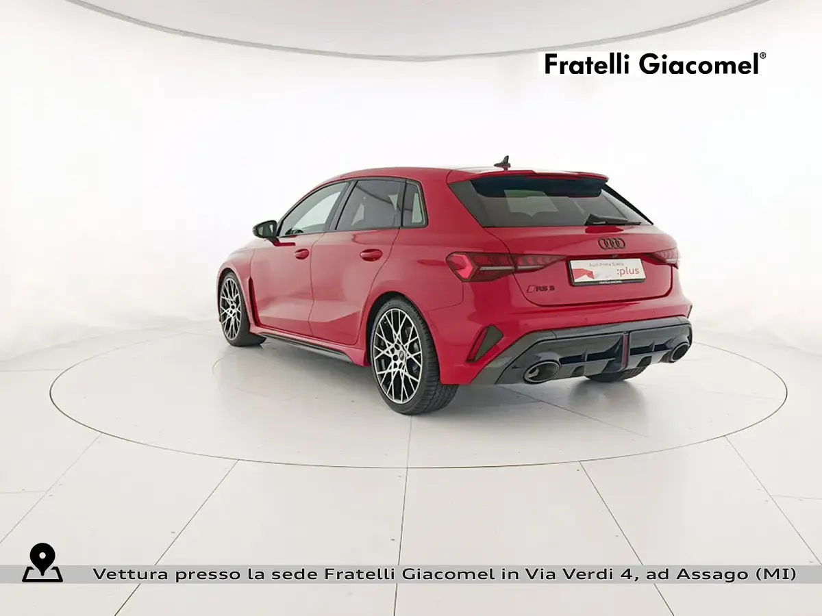 Usata Audi RS3 Ambiente 400 CV (294 kW) 2025 Rosso Berlina