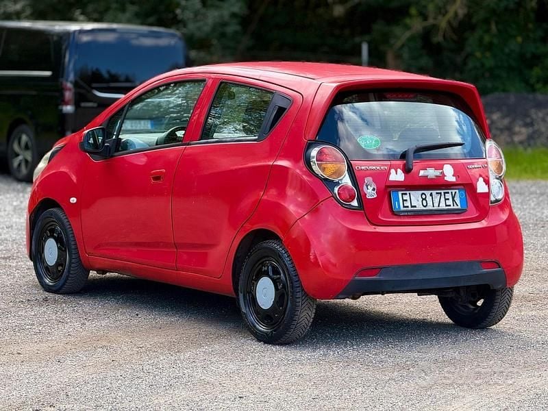Usata Chevrolet Spark 68 CV (50 kW) 2012 Rosso Utilitaria