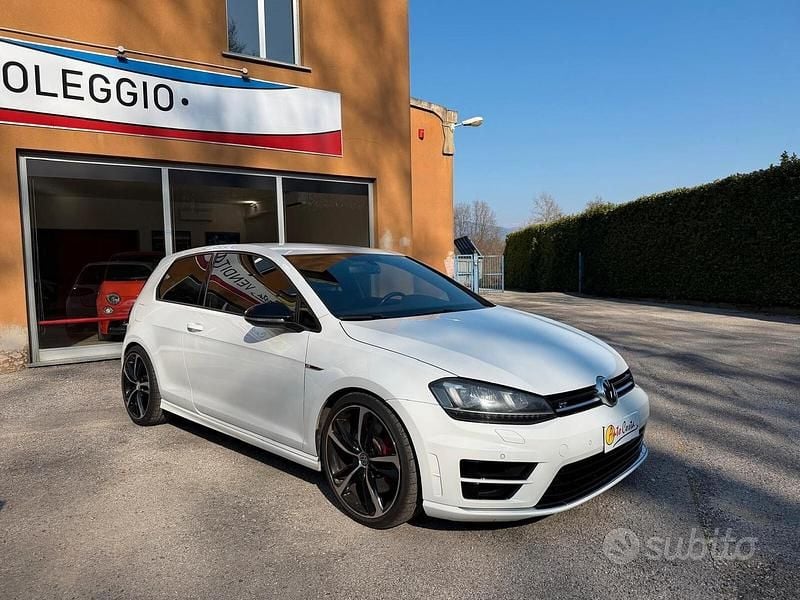 Usata VW Golf VII R 300 CV (220 kW) 2014 Bianco Berlina