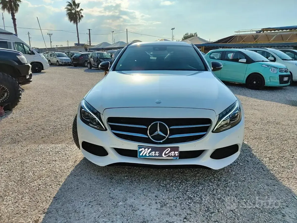 Usata Mercedes C220 Premium 170 CV (125 kW) 2016 Bianco Station wagon