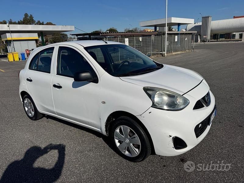 Usata Nissan Micra Visia 2014 Bianco Utilitaria