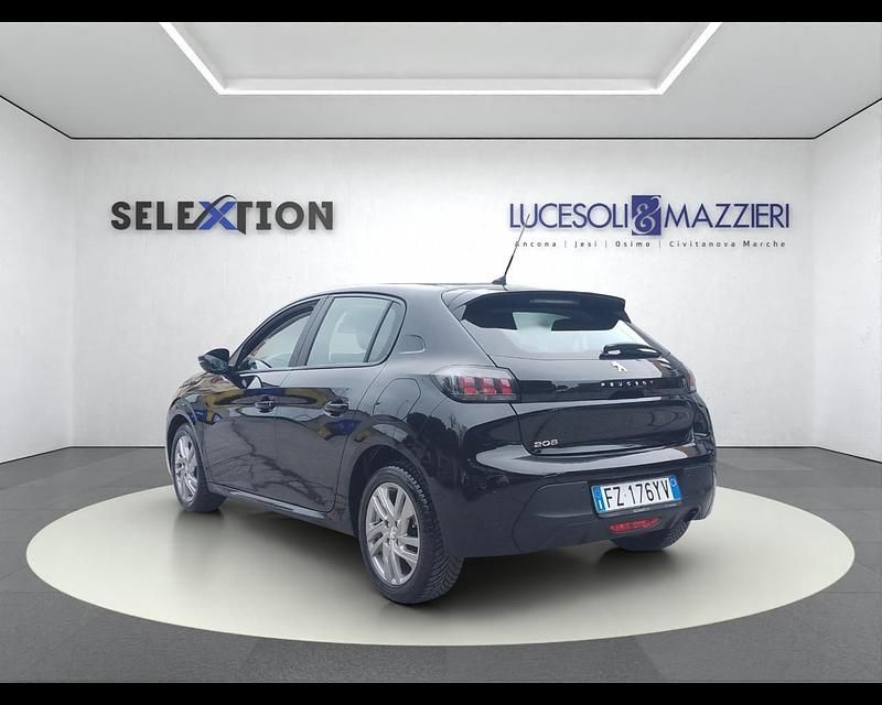 Usata Peugeot 208 Active 101 CV (74 kW) 2020 Nero Utilitaria