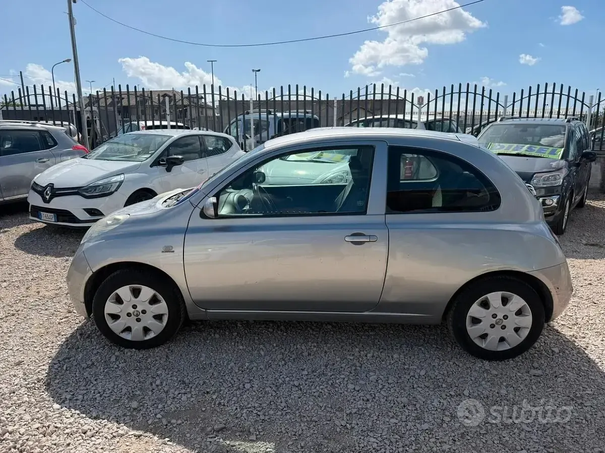 Usata Nissan Micra Acenta 86 CV (63 kW) 2006 Grigio Berlina