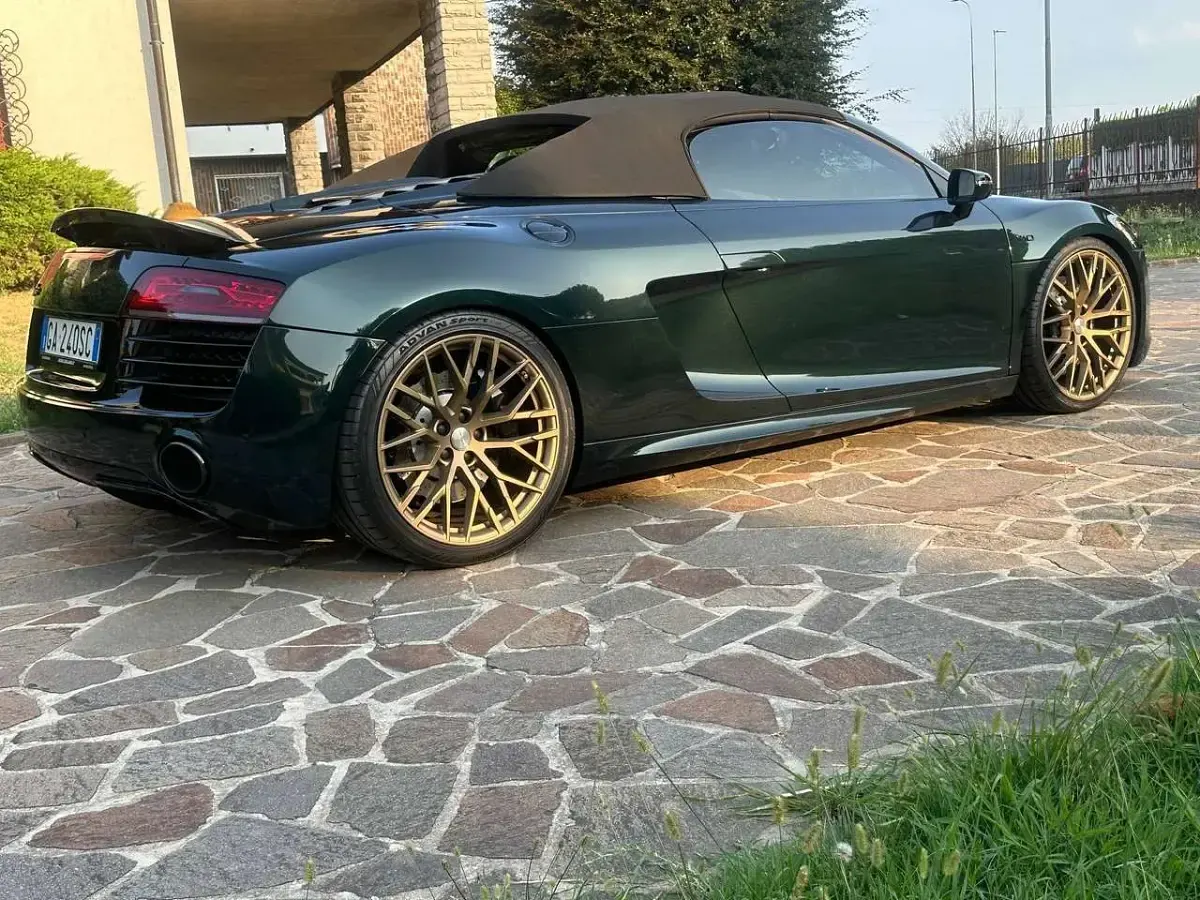 Usata Audi R8 Coupé Exclusive 525 CV (386 kW) 2015 Verde Coupé