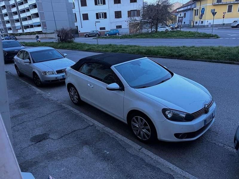 Usata VW Golf Cabriolet 105 CV (77 kW) 2012 Bianco Cabrio