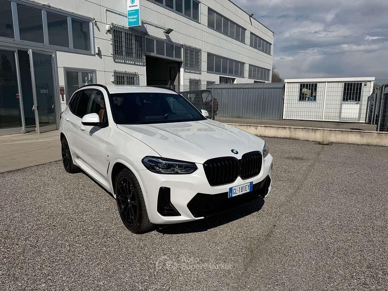 Usata BMW X3 M Sport 190 CV (139 kW) 2022 Bianco SUV