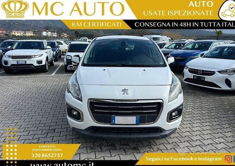 Usata Peugeot 3008 116 CV (85 kW) 2015 Bianco Station wagon