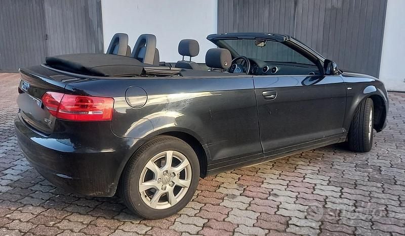 Usata Audi A3 Cabriolet 105 CV (77 kW) 2010 Nero Cabrio