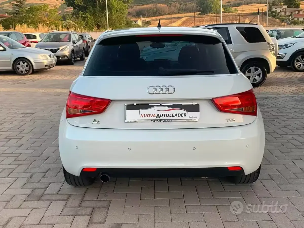 Usata Audi A1 Ambition 90 CV (66 kW) 2014 Bianco Utilitaria