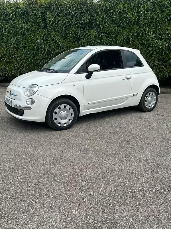 Usata Fiat 500 75 CV (55 kW) 2008 Bianco Berlina