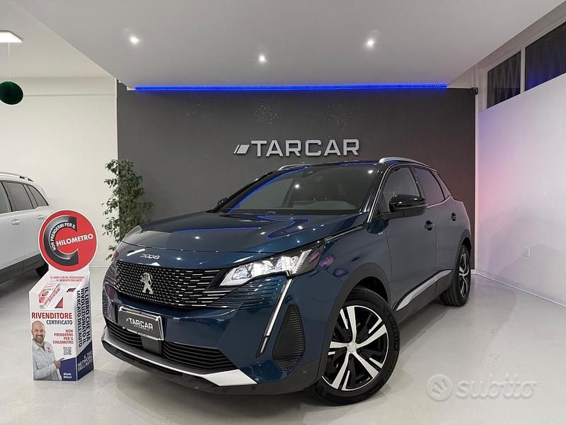 Usata Peugeot 3008 GT-line 131 CV (96 kW) 2021 Blu SUV