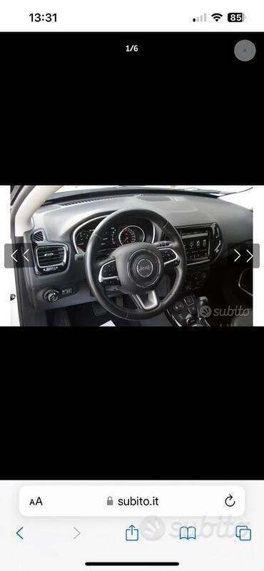 Usata Jeep Compass 140 CV (102 kW) 2017 Bianco SUV