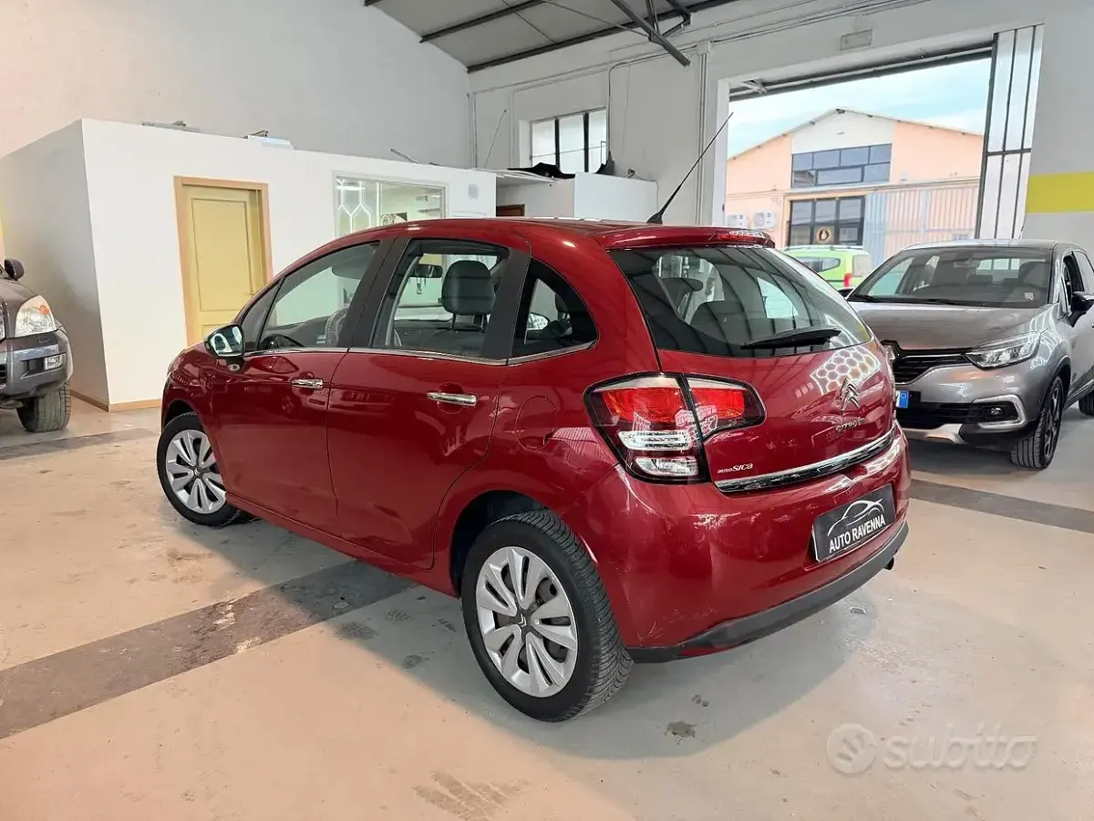 Usata Citroën C3 Exclusive 82 CV (60 kW) 2014 Rosso Berlina