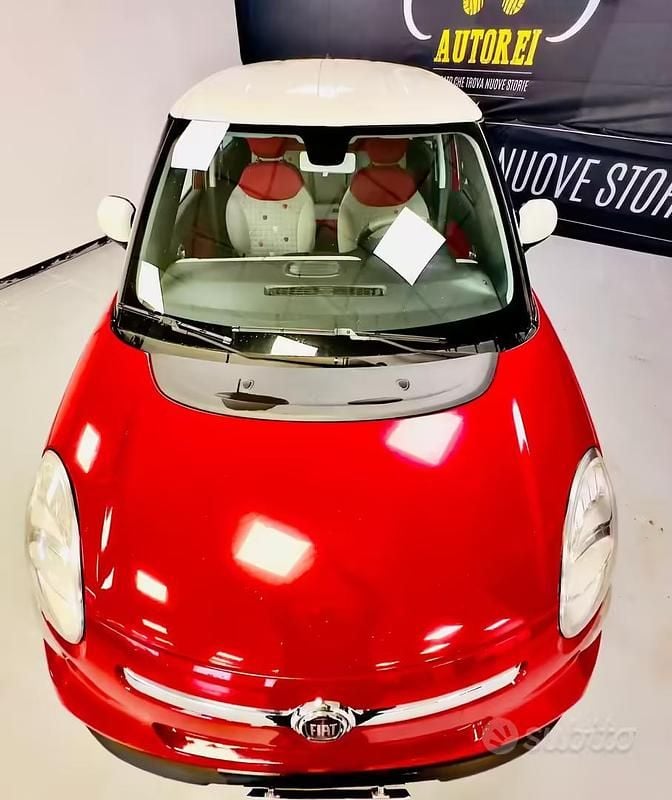 Usata Fiat 500L Living 105 CV (77 kW) 2013 Rosso Monovolume