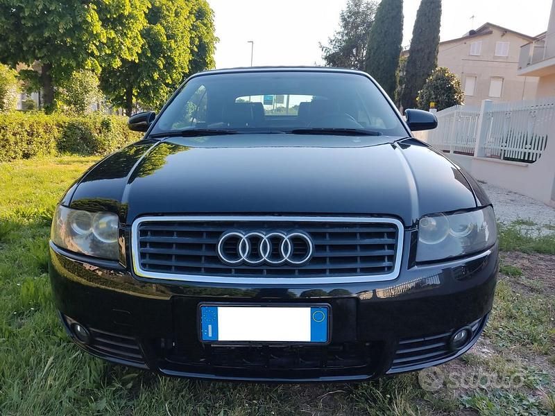 Usata Audi A4 Cabriolet S-Line 163 CV (119 kW) 2005 Nero Cabrio